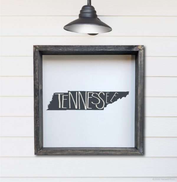 8411 Tennessee State w/ Words