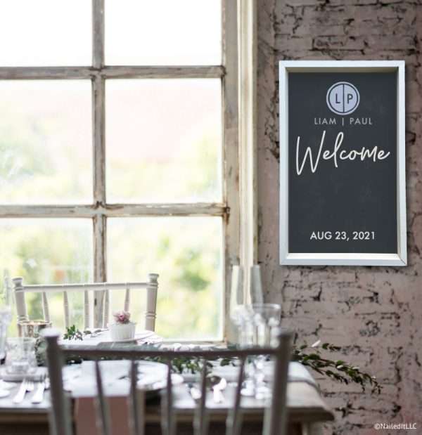 7031 Modern Wedding Welcome