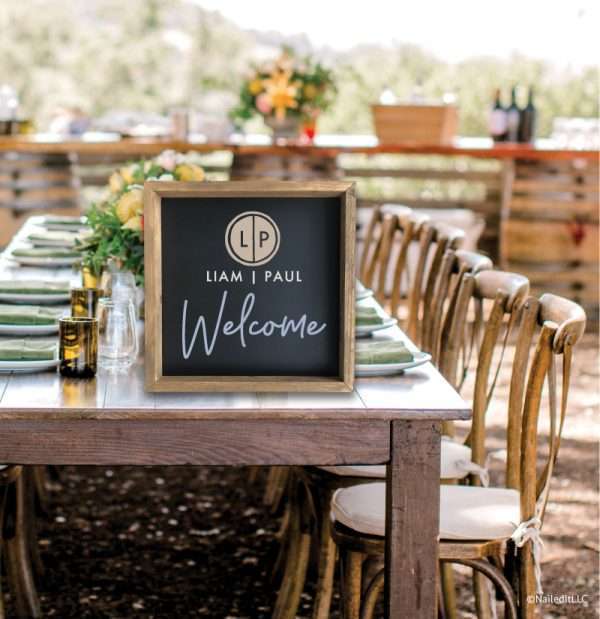 7032 Modern Wedding Welcome