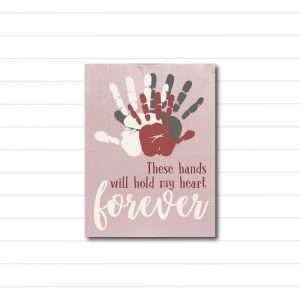 LD145 Valentine Handprint