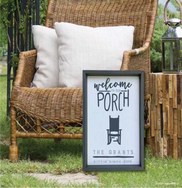 R5079 Welcome to our Porch Rocking Chair