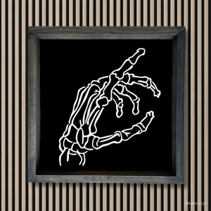 4065 Skeleton Hand Drawing